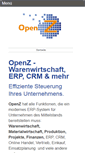 Mobile Screenshot of openz.de